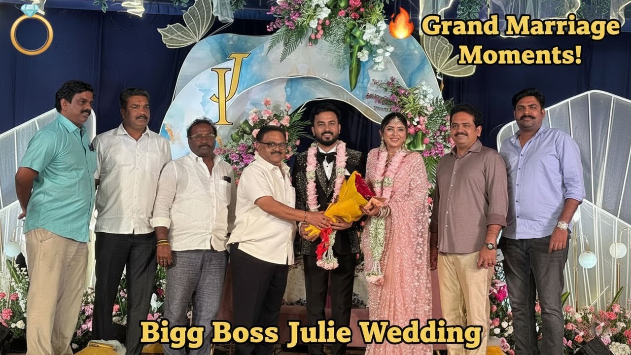 Bigg Boss Fame Julie Wedding – Celebrities & Politicians Attend Grand Wedding