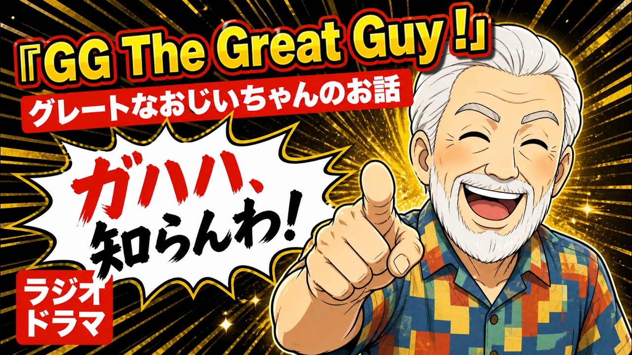 全話版・ラジオドラマ（コメディ）『GG The Great Guy〜グレートな おじいちゃんのお話』