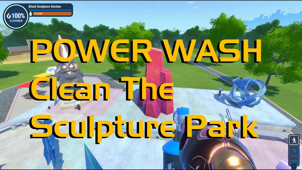 Power Wash Simulator The Muckingham Files 6 Cleaning The Sculpture Park