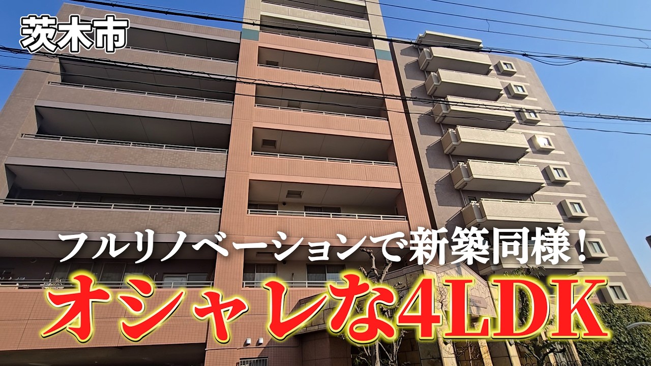 【王道の間取り】無駄のない中古マンション！ダイアパレス茨木