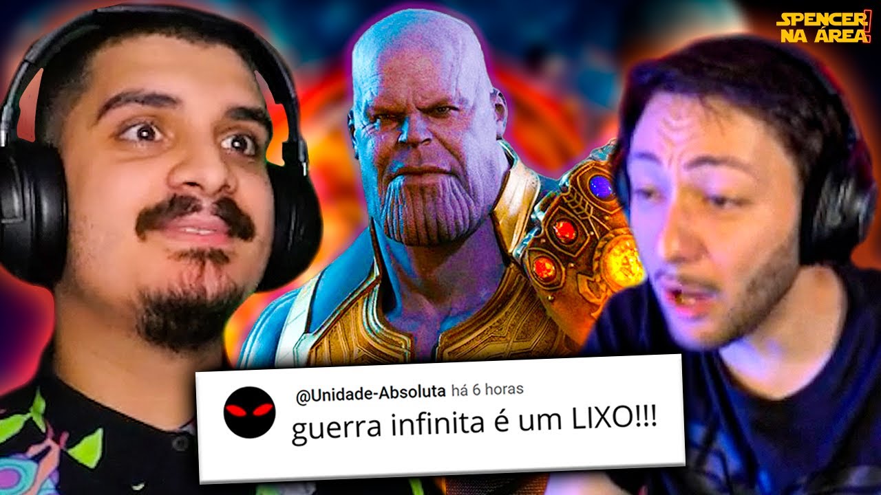 LENDO COMENT&Aacute;RIOS POL&Ecirc;MICOS SOBRE A MARVEL com @GabrielNerdLand