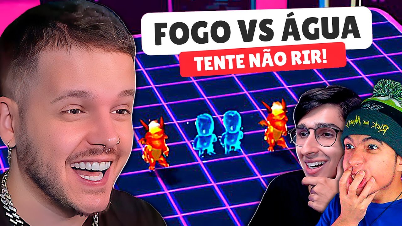 🤣 DESAFIO DO FOGO 🔥 VS 🌊 AGUA! (TENTE NÃO RIR!) ‹ KHORTEX ›