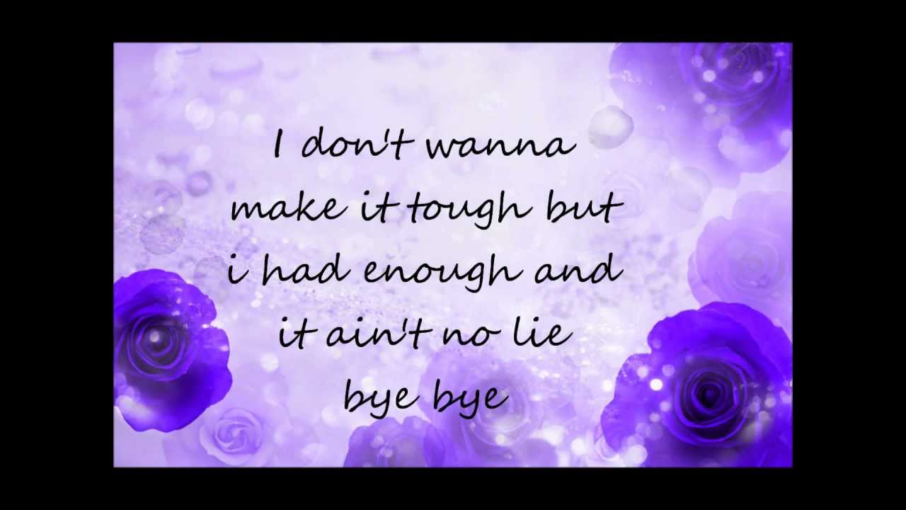 Nsync Bye Bye Bye (Remix) Lyrics