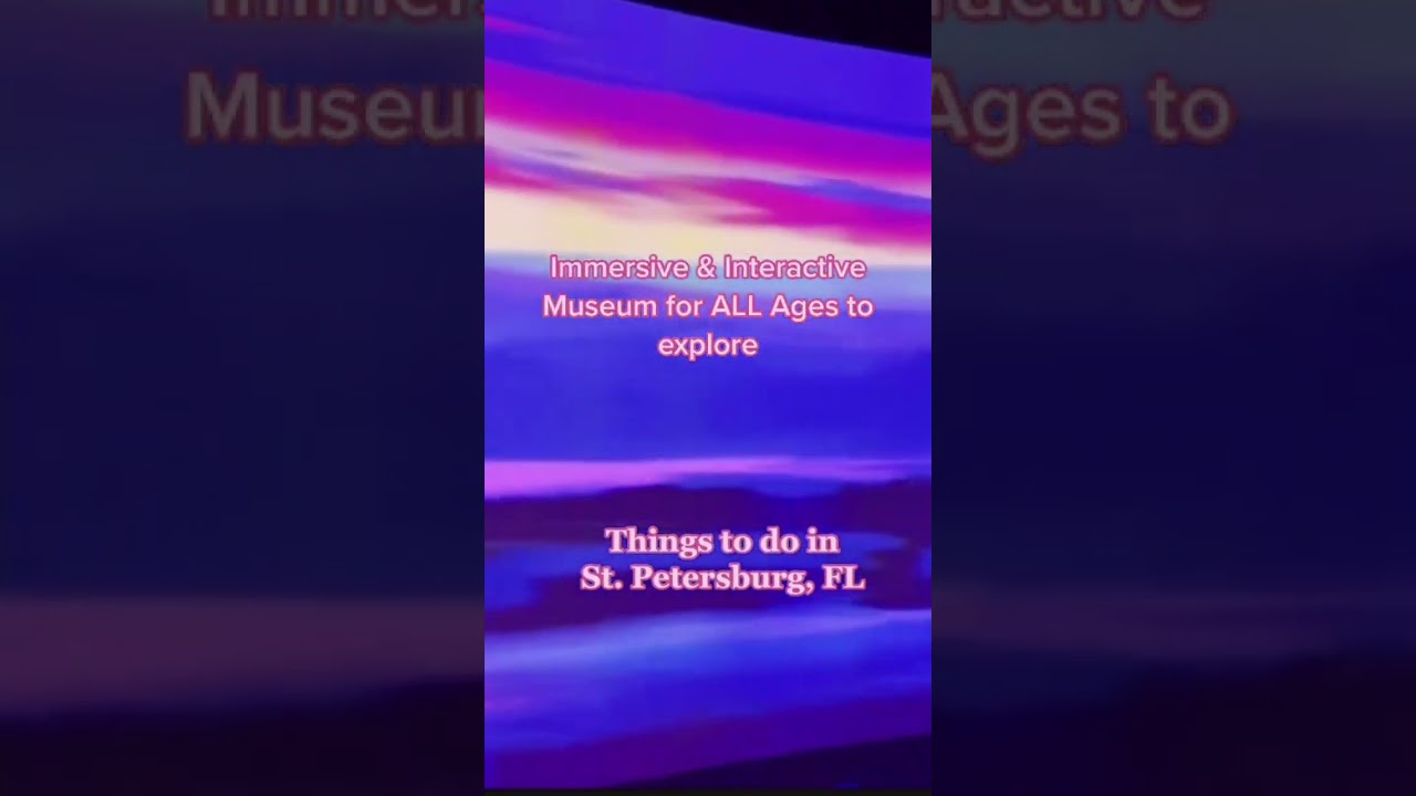 Must see! #tsrtt Things to do St Pete Immersive art museum that is also nostalgic and mesmerizing