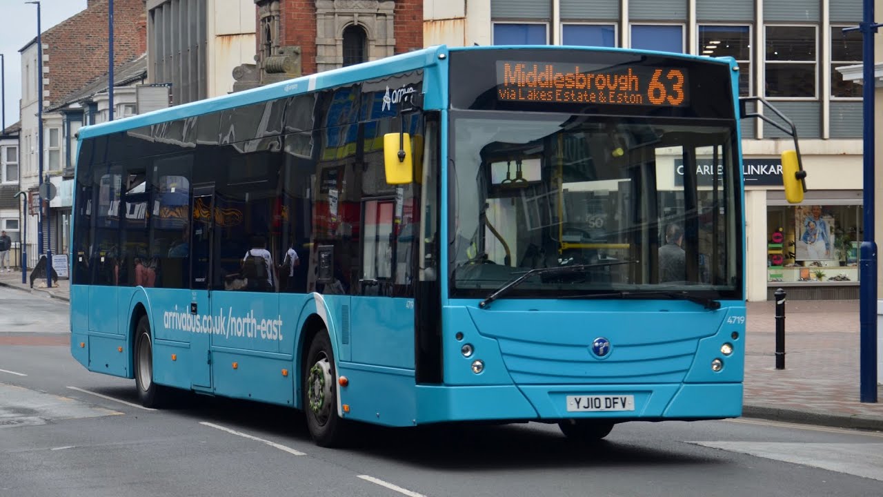 Loud ZF: Arriva North East 4719 (YJ10DFV) Temsa Avenue