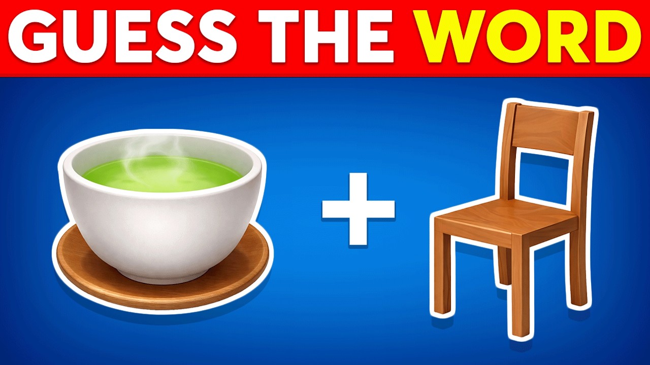 Guess the WORD by Emojis 🤔🙄 Word by Emoji Quiz 2026