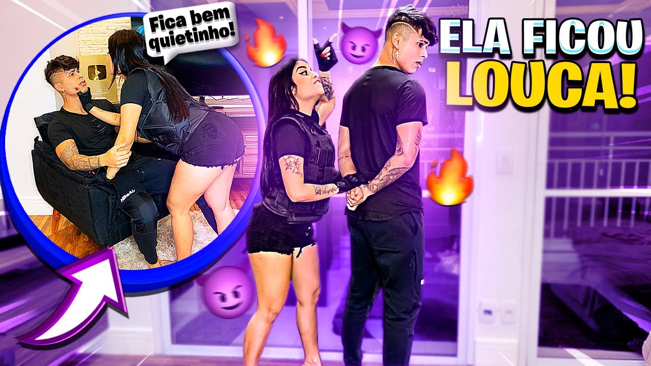 PROVOQUEI MEU NAMORADO VESTIDA DE POLICIAL! *não resistiu* 😈