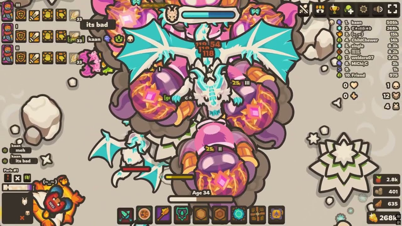 Legendary pet Genie testing VS Bosses | Taming.io