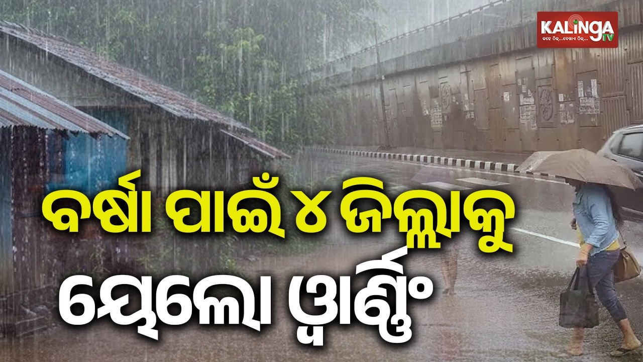 Yellow Alert For Thunderstorm, Lightning In 4 Odisha Districts | Kalinga TV