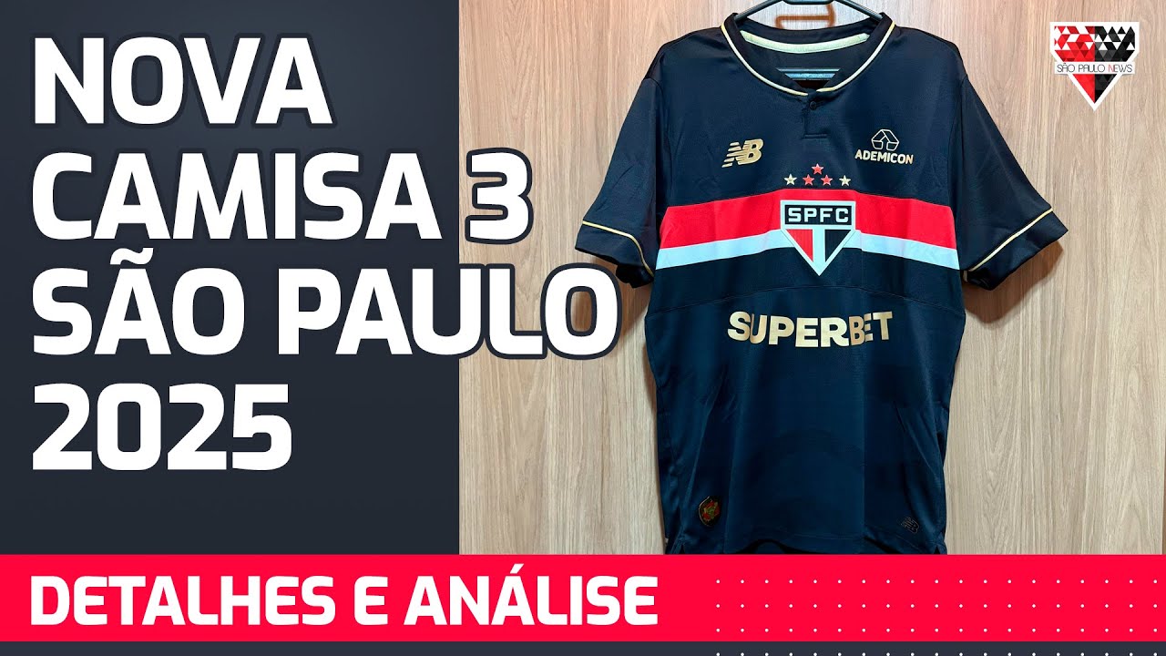 UNBOXING CAMISA 3 DO SÃO PAULO - 2025 | Detalhes e Opinião