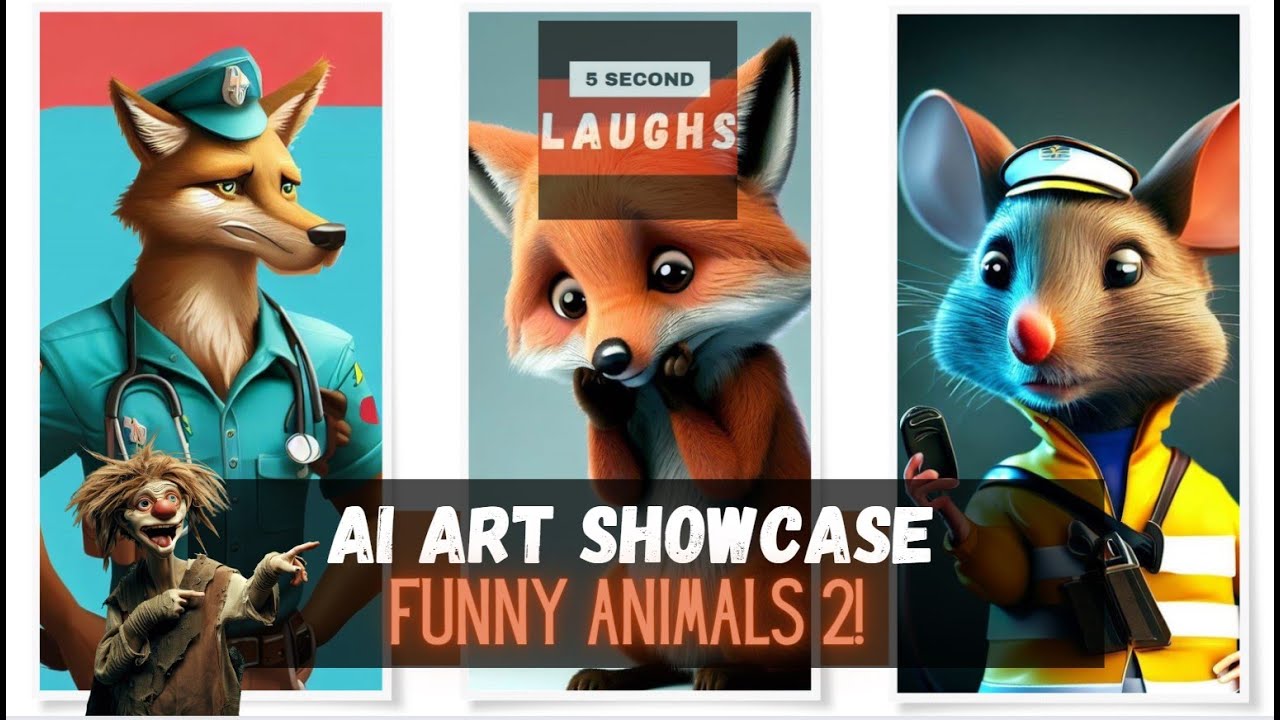 Funny AI Animals - All Original AI ART