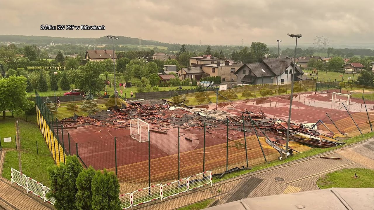 Skutki burz w woj. śląskim 20.06.2024