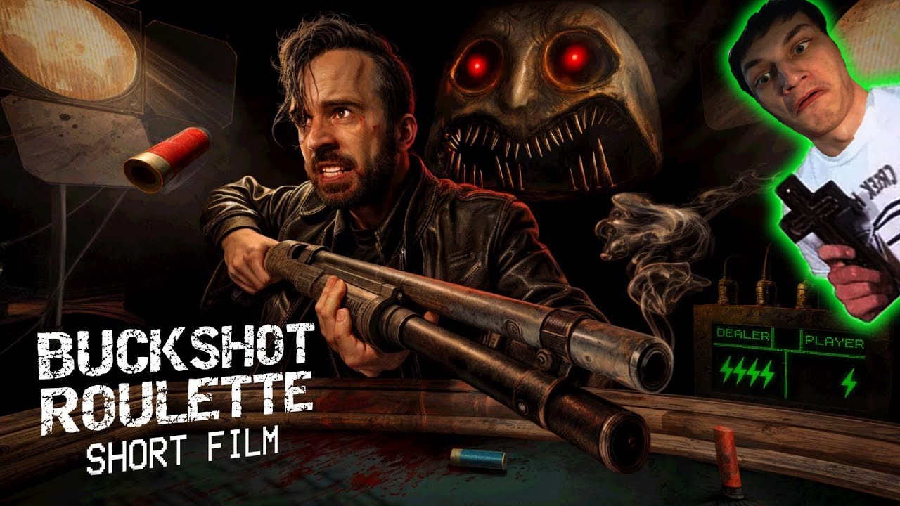 ОПРОБУЙ СВОЮ УДАЧУ [ Фильм по игре Buckshot Roulette ] - Реакция на Found Footage Film ( Юджин ) ! ?