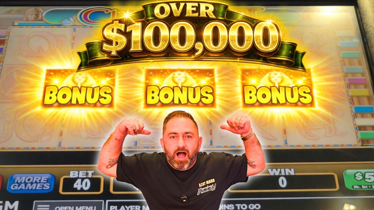 THE 6 DIGIT WIN WE NEEDED 🤑 3 ABSOLUTELY MASSIVE JACKPOTS 