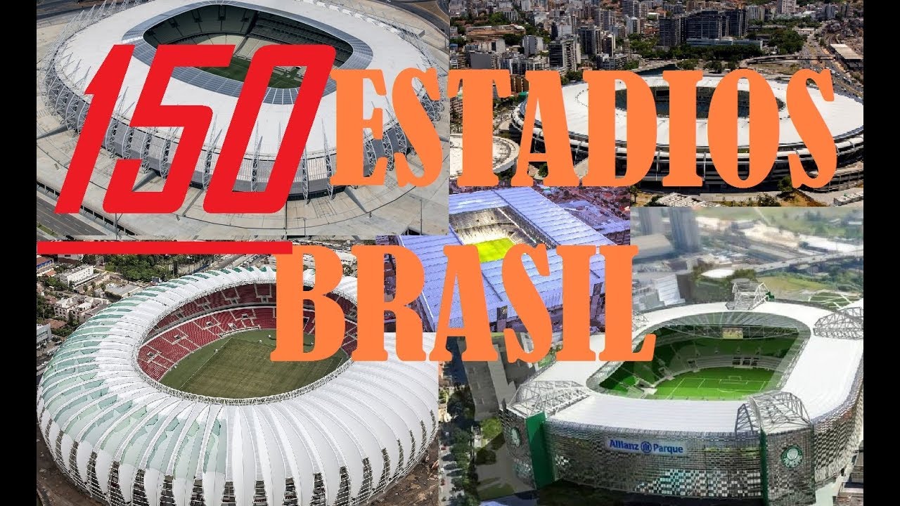 TOP 150 maiores estádios no Brasil em capacidade