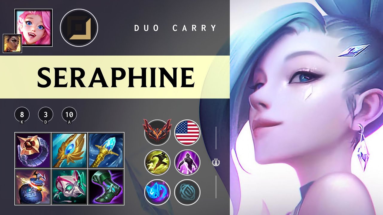 Seraphine Carry vs Swain - NA Grandmaster Patch 25.24
