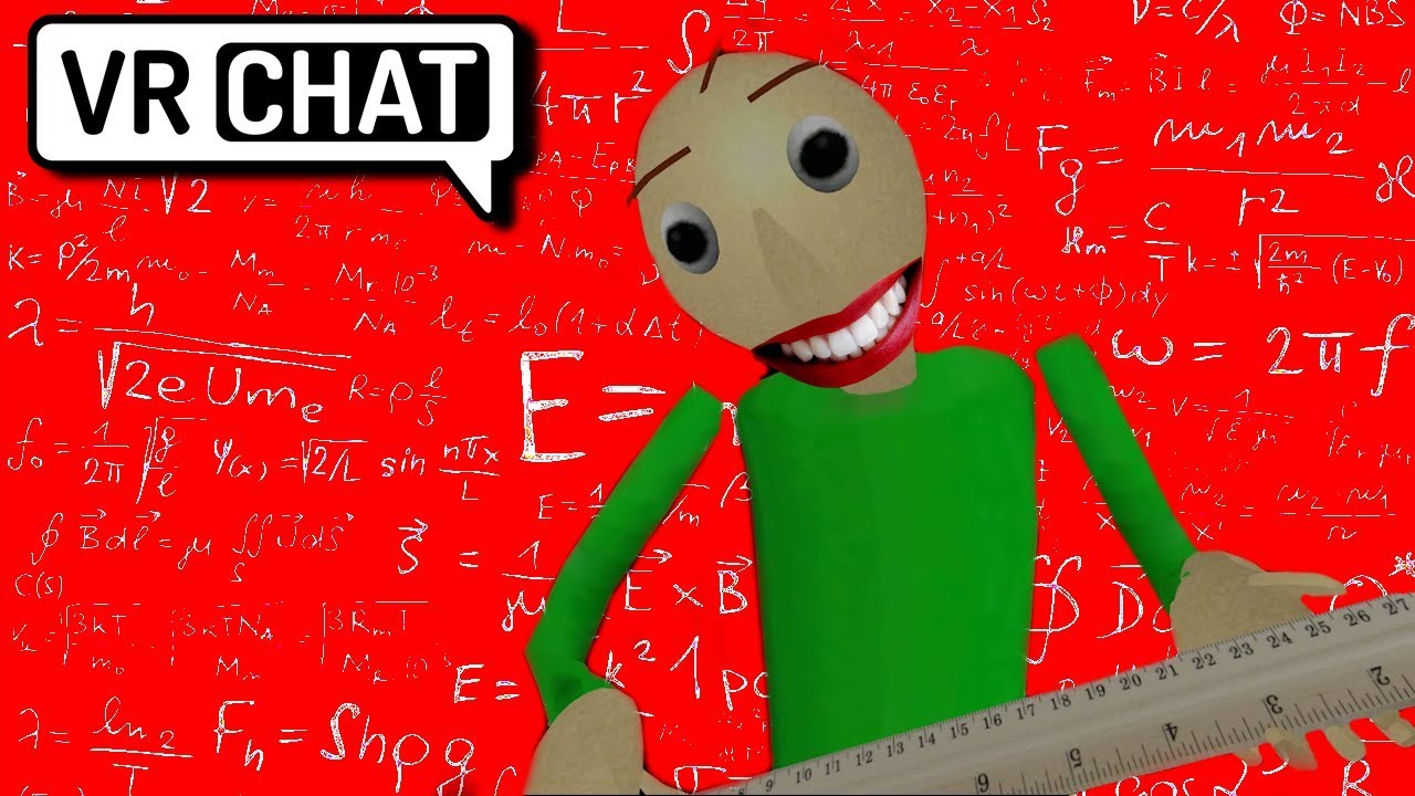 (VRchat) Baldi Gets Angrier For Everything You Get Wrong...