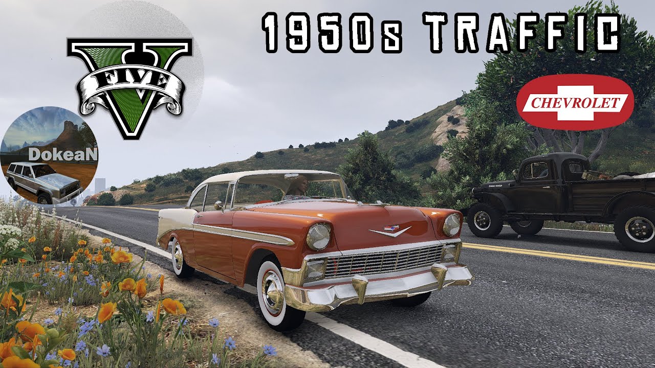 1956 Chevrolet Bel Air on 1950s San Andreas Island - GTA V