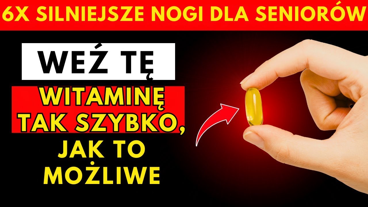 Lekarze są zszokowani: TA witamina wzmacnia nogi i ZATRZYMUJE skurcze u senior&oacute;w!