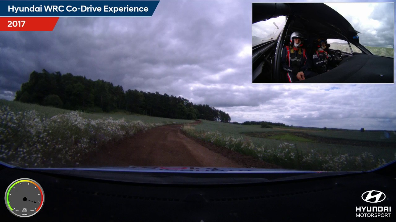 Co-drive with Dani Sordo (Hyundai i20 WRC) after Rally Poland 2017