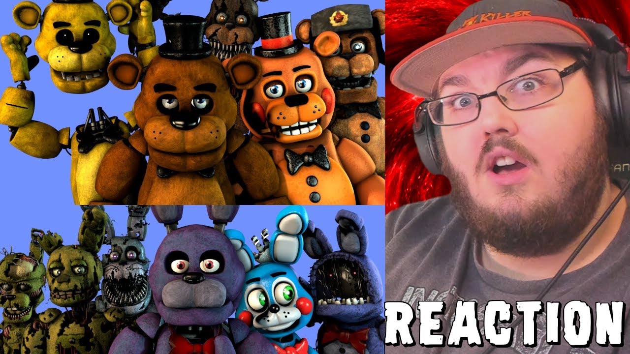 FNAF: Каждый Фредди в двух словах и Каждый Бонни в двух словах (ЗАБАВНАЯ АНИМАЦИЯ FNAF) РЕАКЦИЯ!!!