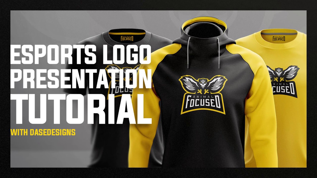 eSports Logo Presentation Tutorial Pt 2 | Adobe Photoshop | DaseDesigns
