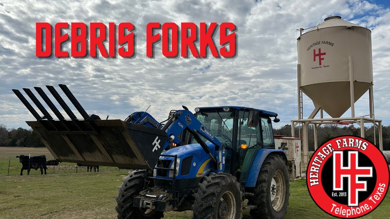 Low Cost Grapple Alternative - Yintatech Debris Forks!