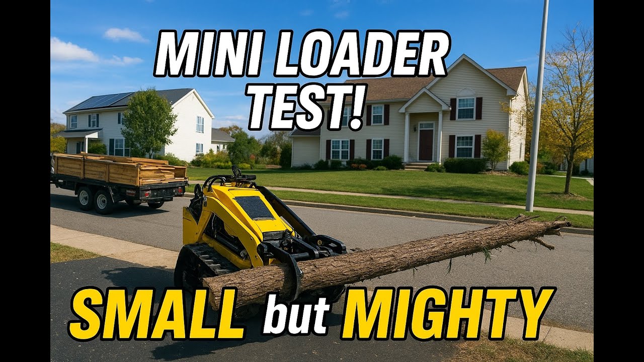 Testing a Chinese Mini Skid Steer — Small But Mighty Machine!