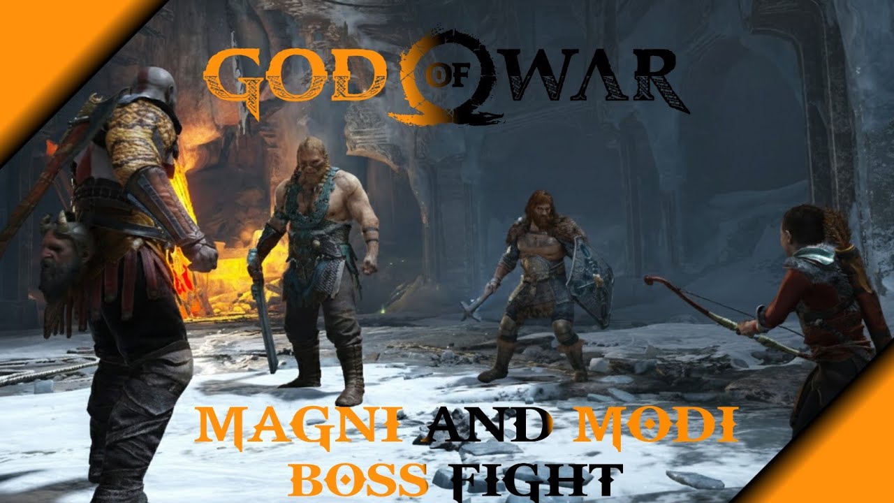 God Of War | Magni and Modi | Boss Fight | PS5 Gameplay | 4k