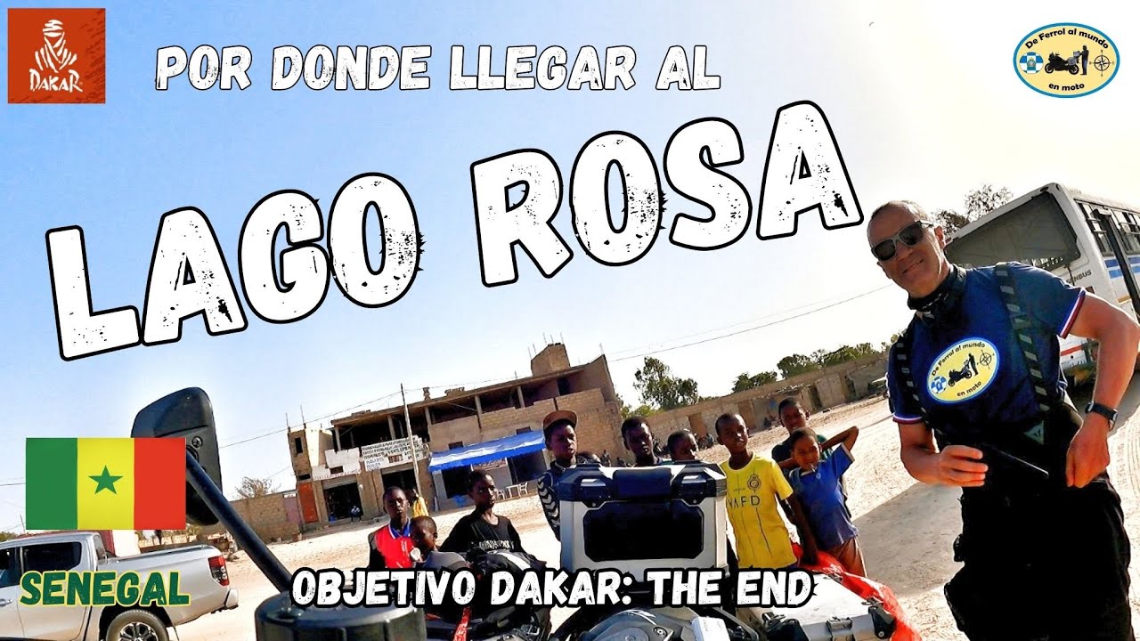 Llegamos al Lago Rosa (Senegal). Dakar #7 🏍️✌️