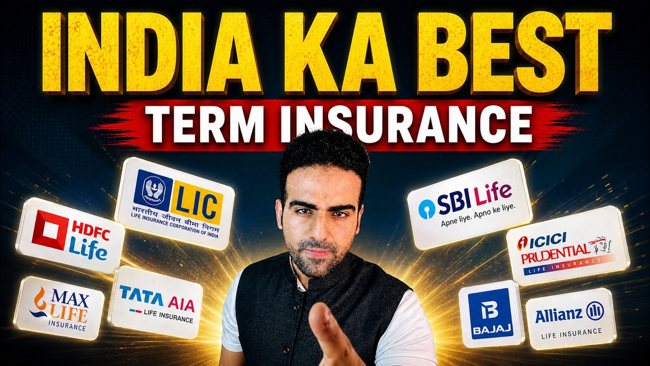 INDIA के Best TERM INSURANCE Plan 2026 | Term Insurance kya hota hai |Term Insurance Explained Hindi