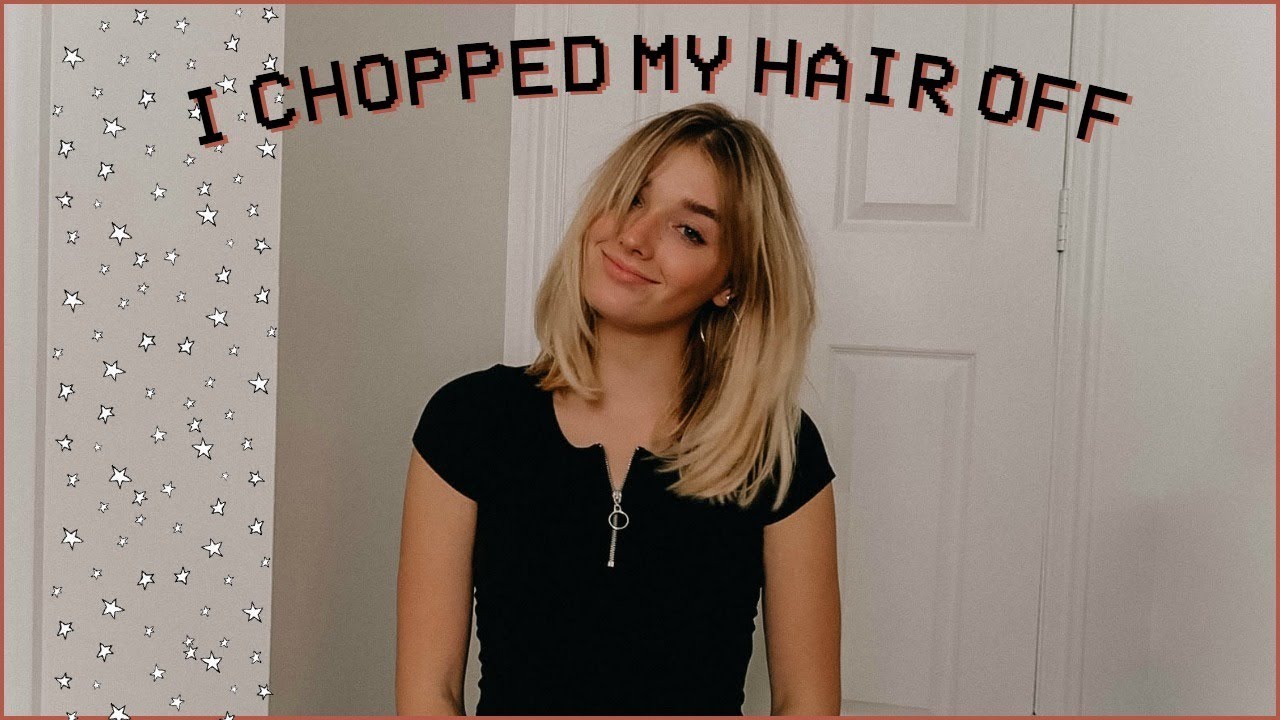 i really chopped my hair off (sorry mom)