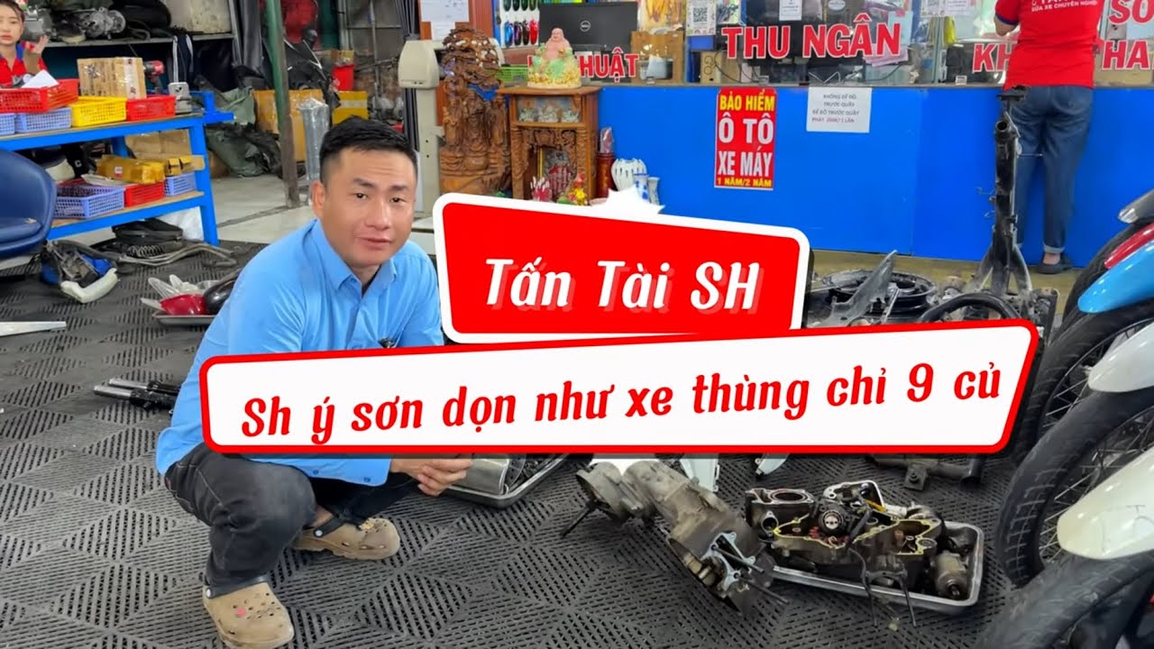 Tấn Tài dọn xe thế nào mà tới 9 củ