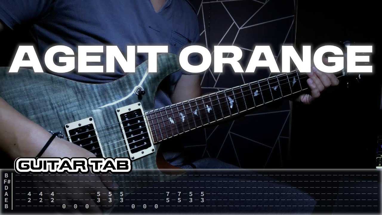 SLAPSHOCK - AGENT ORANGE | guitar cover with tab