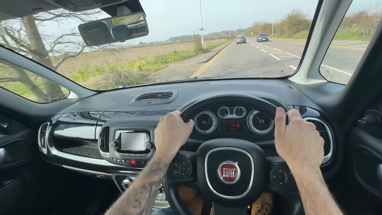 2014 Fiat 500L POV Test Drive Review with No Talking