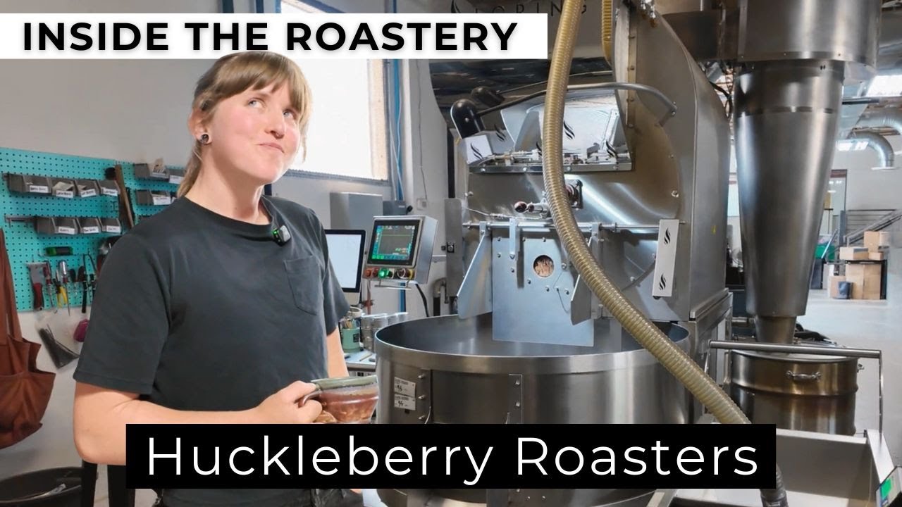 Внутри обжарочного цеха Huckleberry Coffee Roasters