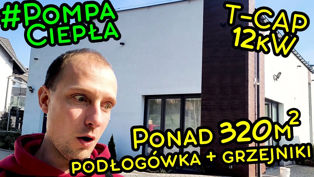 POMPA CIEPŁA PANASONIC T CAP 12kW w BUDYNKU PONAD 320m2