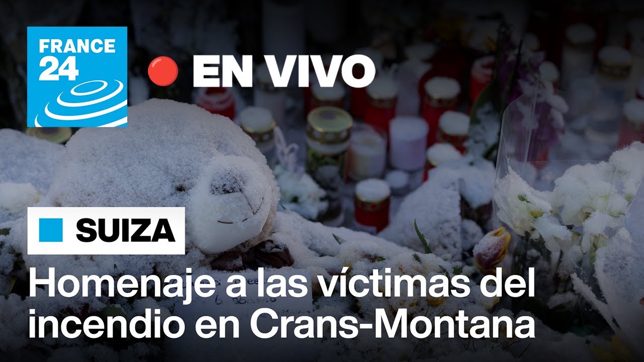 🔴 En vivo | Suiza rinde homenaje a las víctimas del incendio en un bar en Crans-Montana