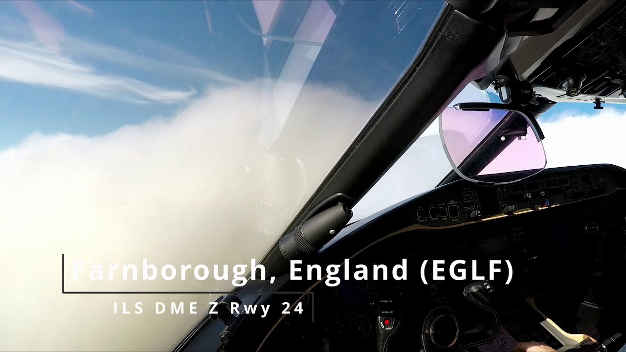 Landing Farnborough, England (EGLF) - Bombardier Global 6000
