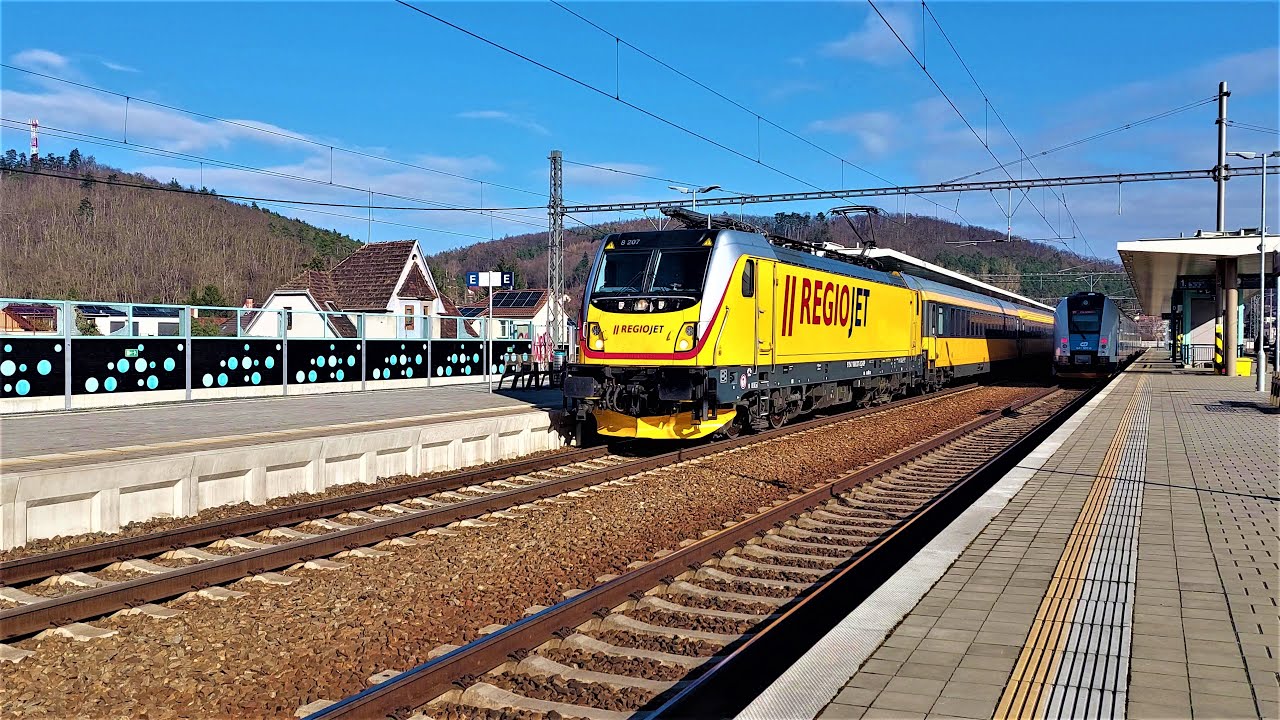 Vlaky Kuřim 1. 3. 2023