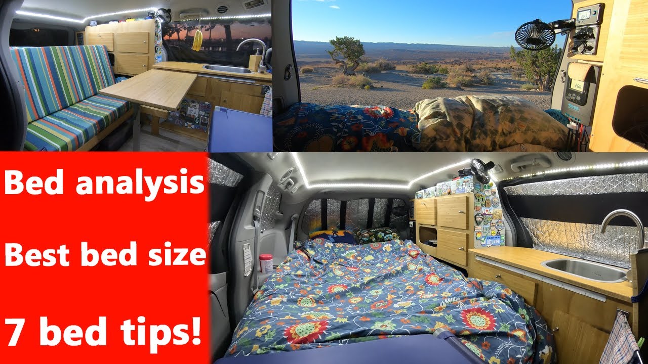 Best bed size and tips to maximize it! (Van conversion)