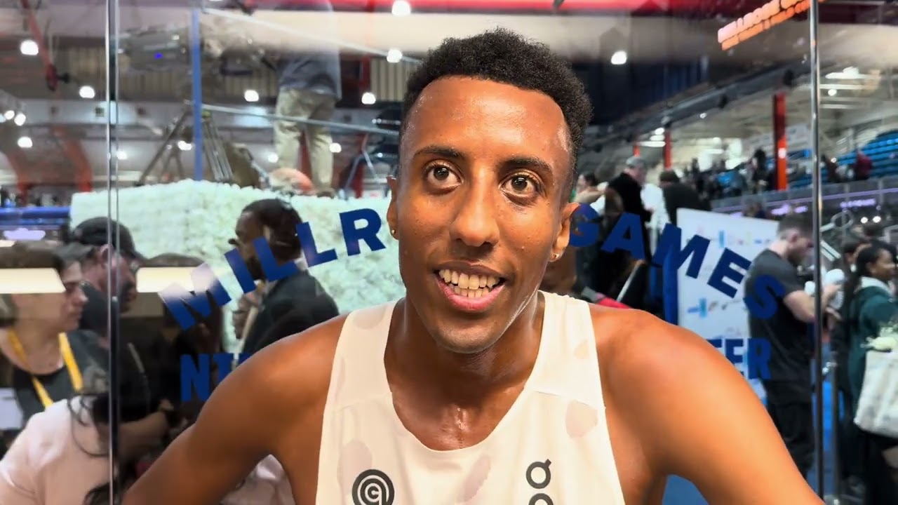 Яред Нугусе объясняет смену тактики на Wanamaker Mile 2026 года