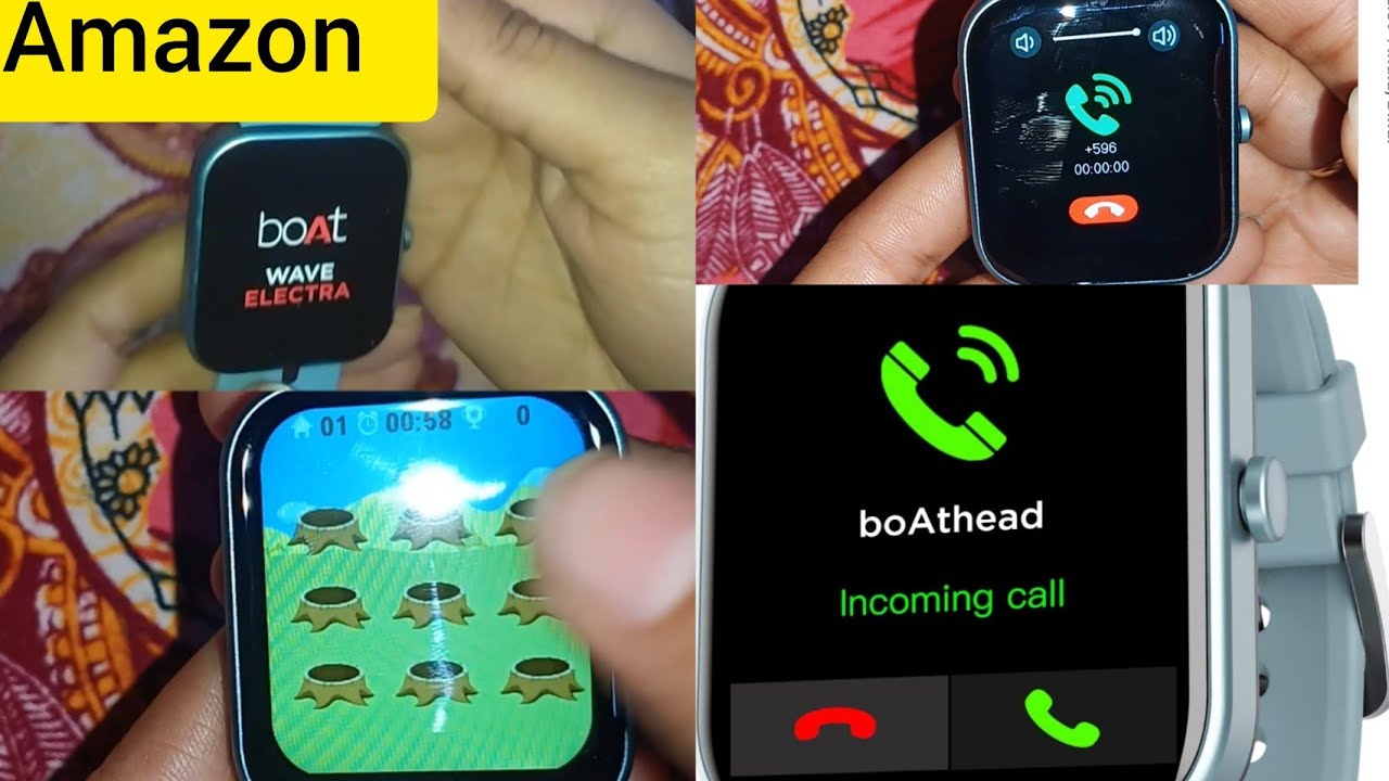 Boat newly launched wave Electra, Bluetooth calling smart watch//review video//unboxing #amazon