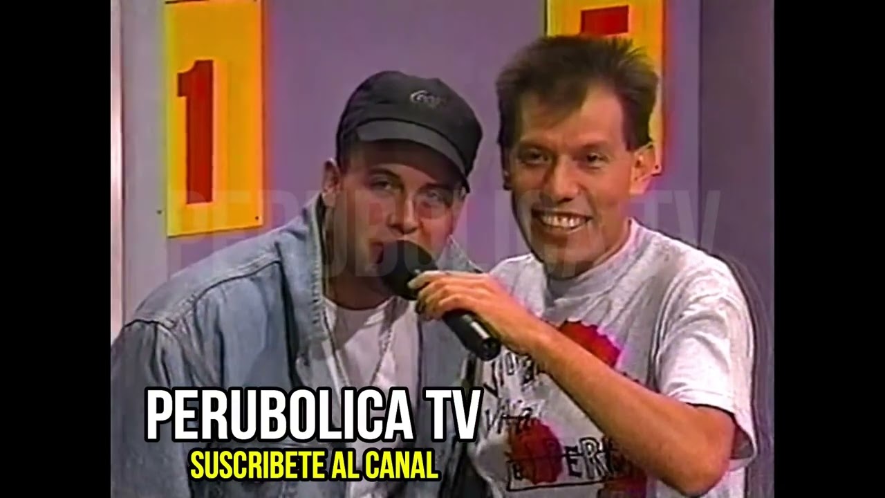 Sergio Galliani, Carlos Cabrera y yo invitados al programa Canta y Gana con Raul Romero (1994)