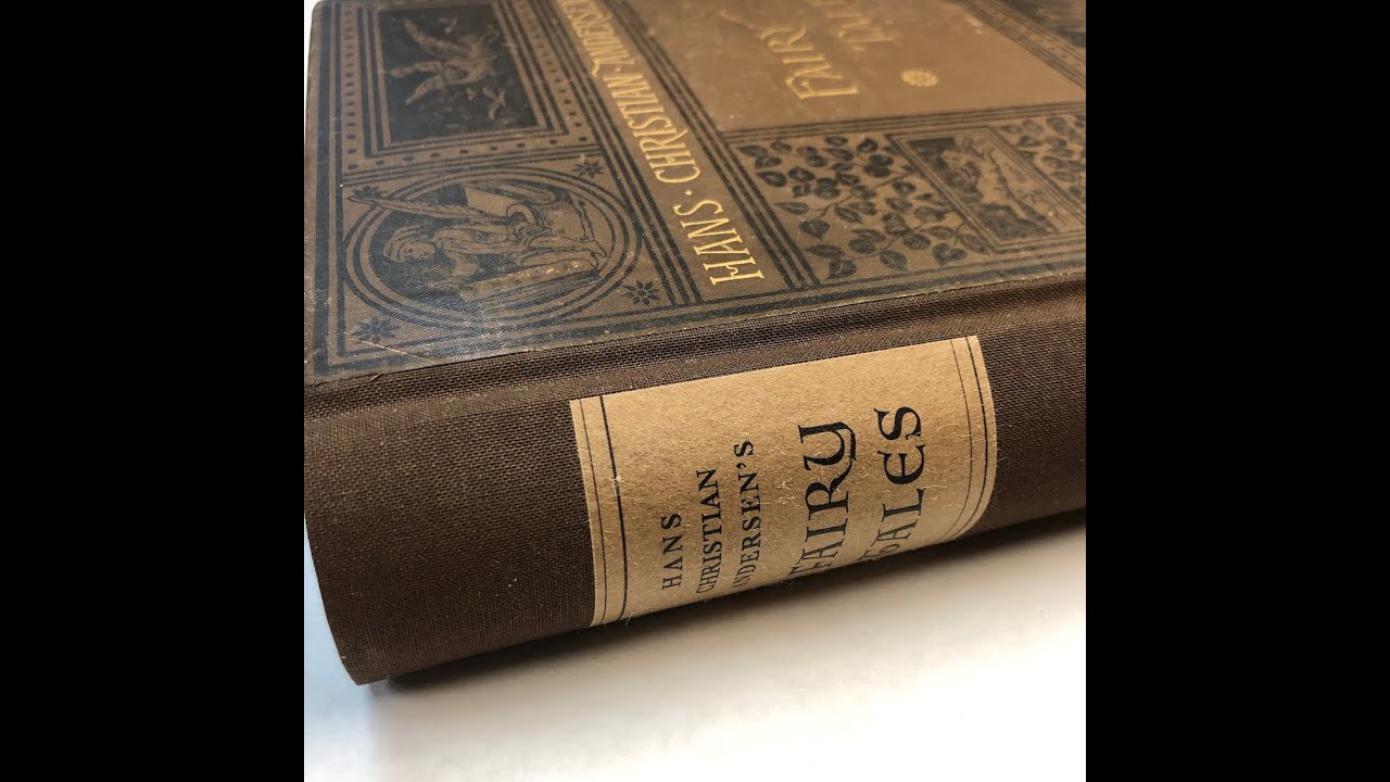 Fairy Tales: Live Restoration - Part 7 Label and Touch up Edges: Save Your Books