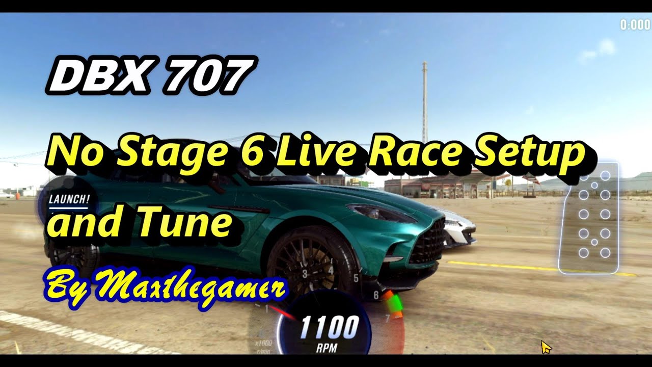 CSR 2 | CSR Racing 2 DBX 707 No S6 Live Racing Setup and Tune by Maxthegamer
