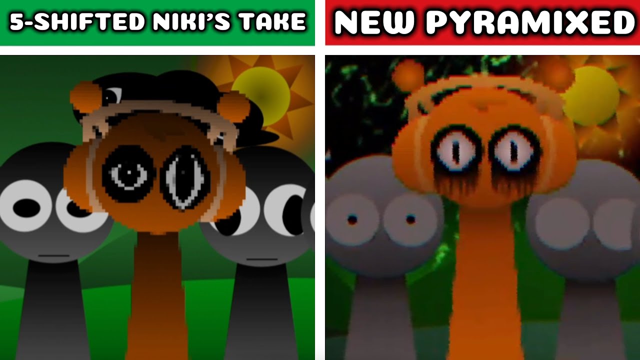 Incredibox Sprunki 5-Shifted Niki's Take But Pyramixed — Old vs New: Who Takes The Crown?