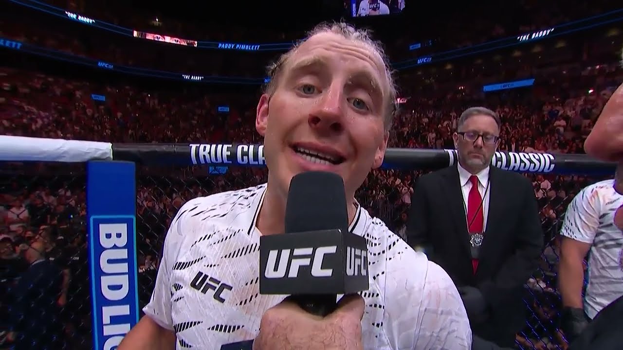 UFC 314: Пэдди Пимблетт - Слова после боя