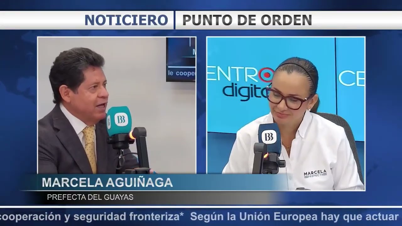 Prefectura del Guayas detalla concesiones viales y fin del dragado | Marcela Aguiñaga