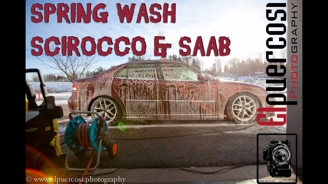 spring wash VW SCIROCCO & SAAB AERO